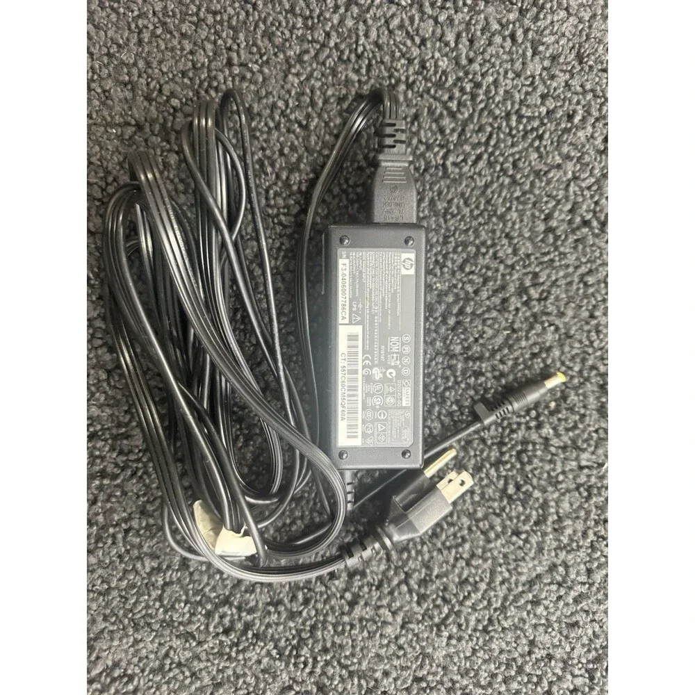 Genuine OEM HP 65w AC Power Supply Adapter Charger PPP009D / PPP009H 18.5V-3.5A